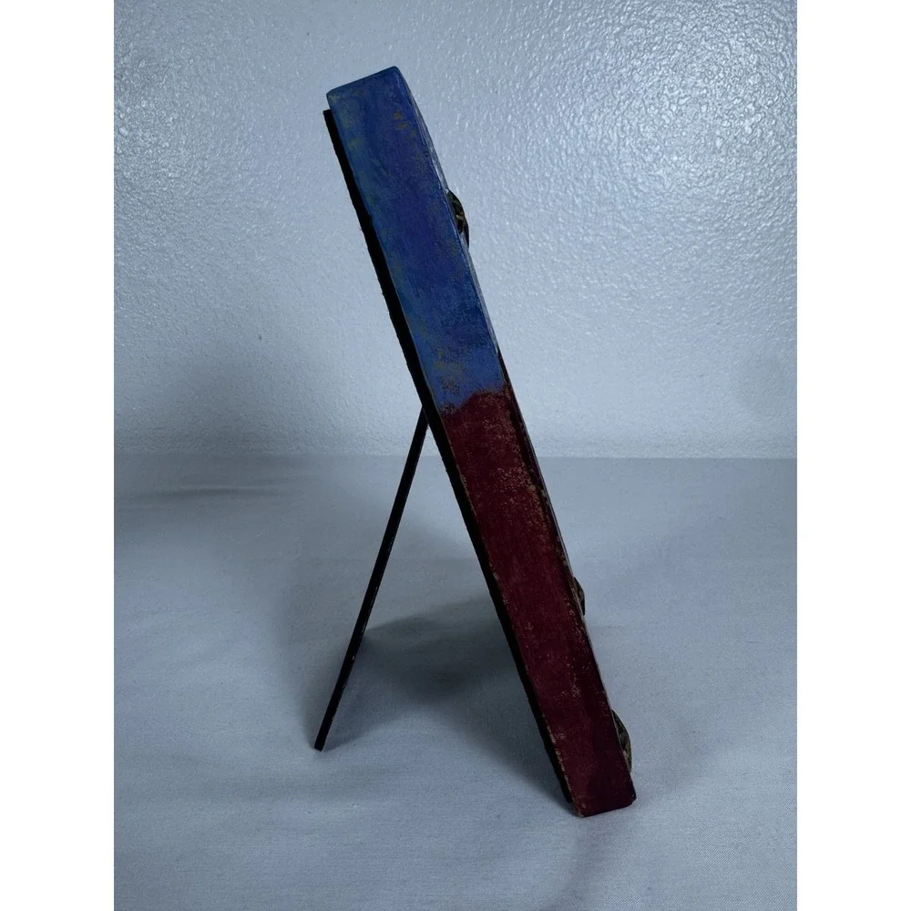 VTG Frame-ology Patriotic Pledge Of Allegiance 3X5 Photo Frame Resin NOS FLAG